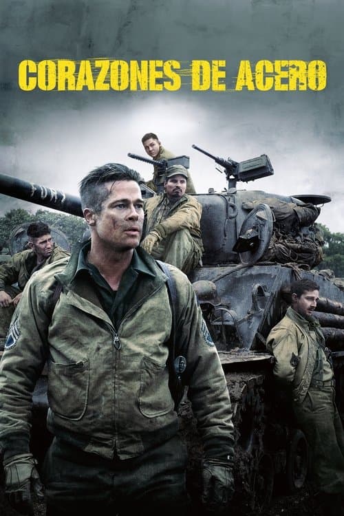 Póster de Fury - Corazones de acero