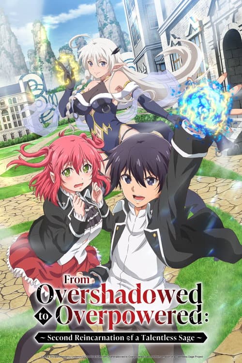 Póster de Rakudai Kenja no Gakuin Musou Nidome no Tensei, S-Rank Cheat Majutsushi Boukenroku - From Overshadowed to Overpowered: Second Reincarnation of a Talentless Sage