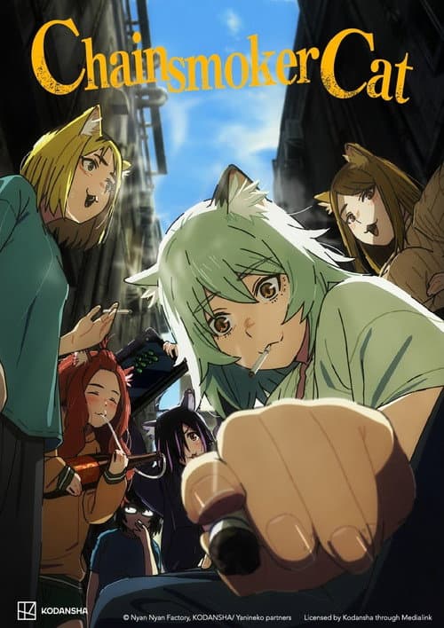 Póster de Yani Neko - Chainsmoker Cat