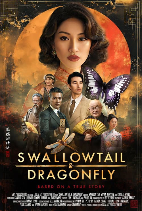 Póster de Swallowtail & Dragonfly