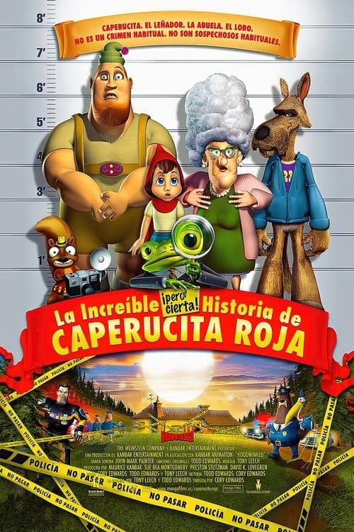 Póster de La increíble pero cierta historia de Caperucita Roja