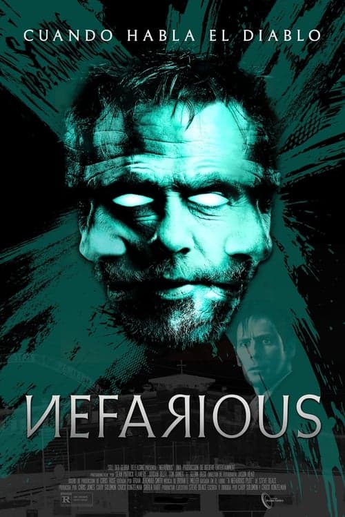 Póster de Nefarious. Cuando habla el diablo