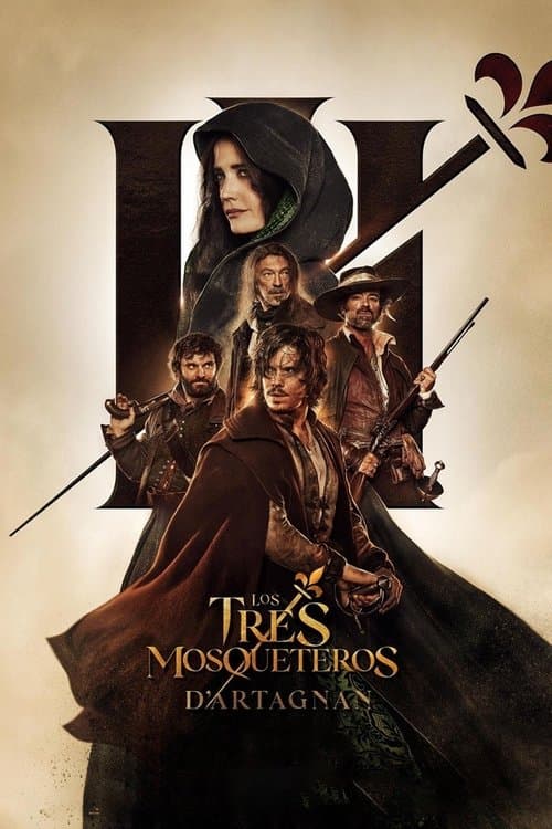 Póster de Los tres mosqueteros. D'Artagnan