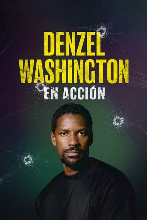 Póster de Denzel Washington en acción
