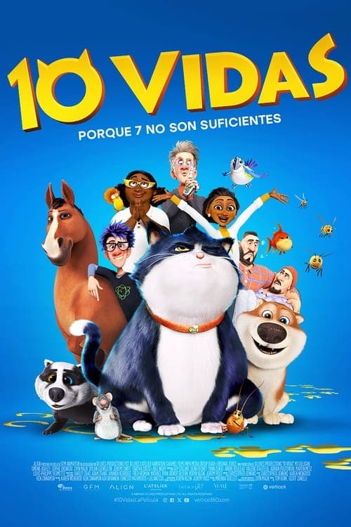 Póster de Un Gato Con Suerte - 10 vidas