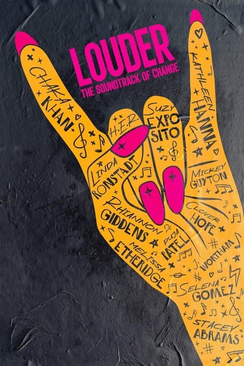 Póster de Louder: la banda sonora del cambio