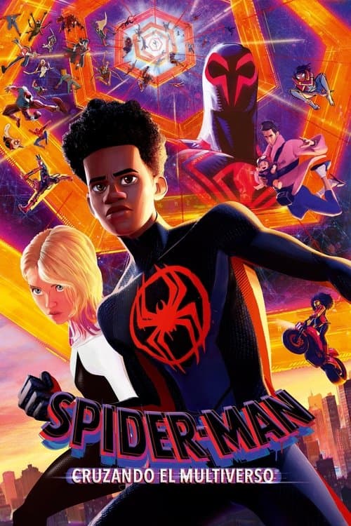 Póster de Spider Man - Cruzando el Multiverso