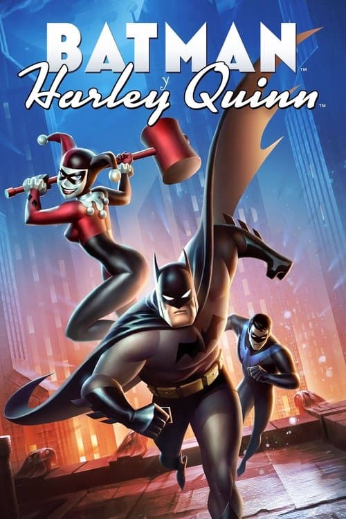 Póster de Batman - Batman y Harley Quinn