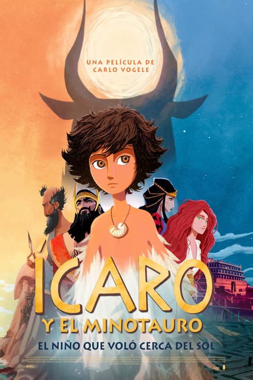 Póster de Icaro y el minotauro