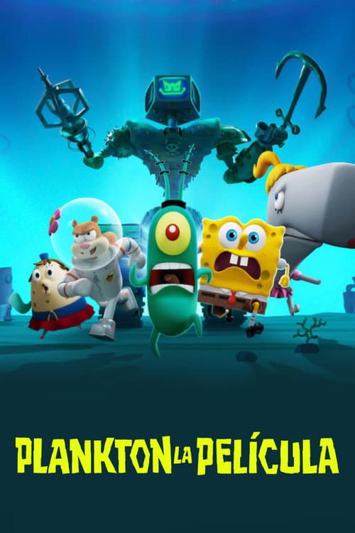 Póster de Bob esponja - Plankton La Película