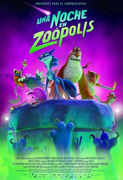 Póster de Una noche en Zoopolis