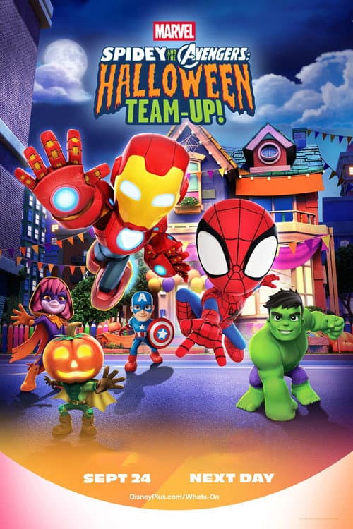 Póster de Spidey and the Avengers Halloween Team-Up! - Spidey y Los Vengadores: Superequipo Halloween